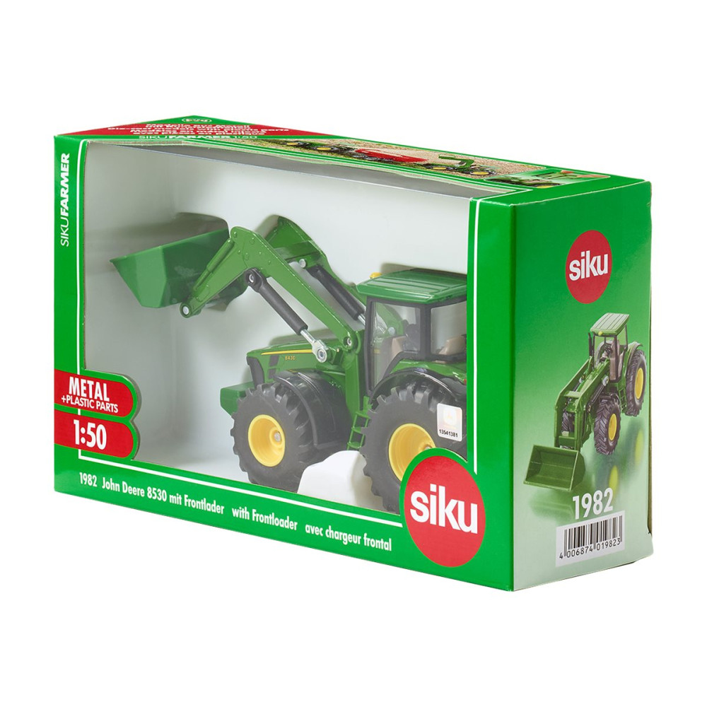 Produktbild för Siku Farmer - John Deere med frontlastare