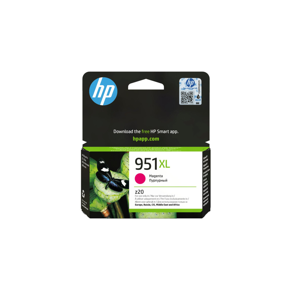 Produktbild för HP 951XL - Lång livslängd - magenta - original - bläckpatron