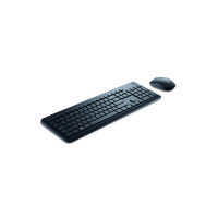 Produktbild för Dell Keyboard and Mouse KM3322W - sats med tangentbord och mus - QWERTY - USA, internationellt - svart Inmatningsenhet