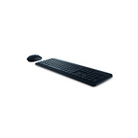 Produktbild för Dell Keyboard and Mouse KM3322W - sats med tangentbord och mus - QWERTY - USA, internationellt - svart Inmatningsenhet