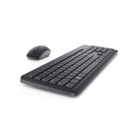 Produktbild för Dell Keyboard and Mouse KM3322W - sats med tangentbord och mus - QWERTY - USA, internationellt - svart Inmatningsenhet