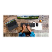 Produktbild för Dell Keyboard and Mouse KM3322W - sats med tangentbord och mus - QWERTY - USA, internationellt - svart Inmatningsenhet