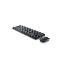 Produktbild för Dell Keyboard and Mouse KM3322W - sats med tangentbord och mus - QWERTY - USA, internationellt - svart Inmatningsenhet