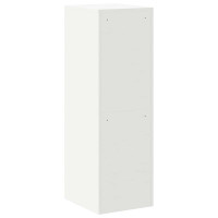 Produktbild för Arkivkåp med låda 2 pcs Vit 44 x 50 x 139 cm Kallvalsat Stål