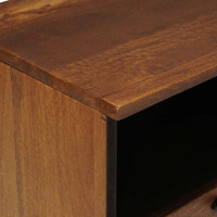 Produktbild för Kaffeebord med låda Brun 80 x 54 x 40 cm Massivt mangoträ