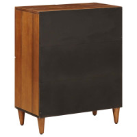 Produktbild för Sideboard med lagring Valnöt 60 x 33 x 75 cm Massivt mangoträ
