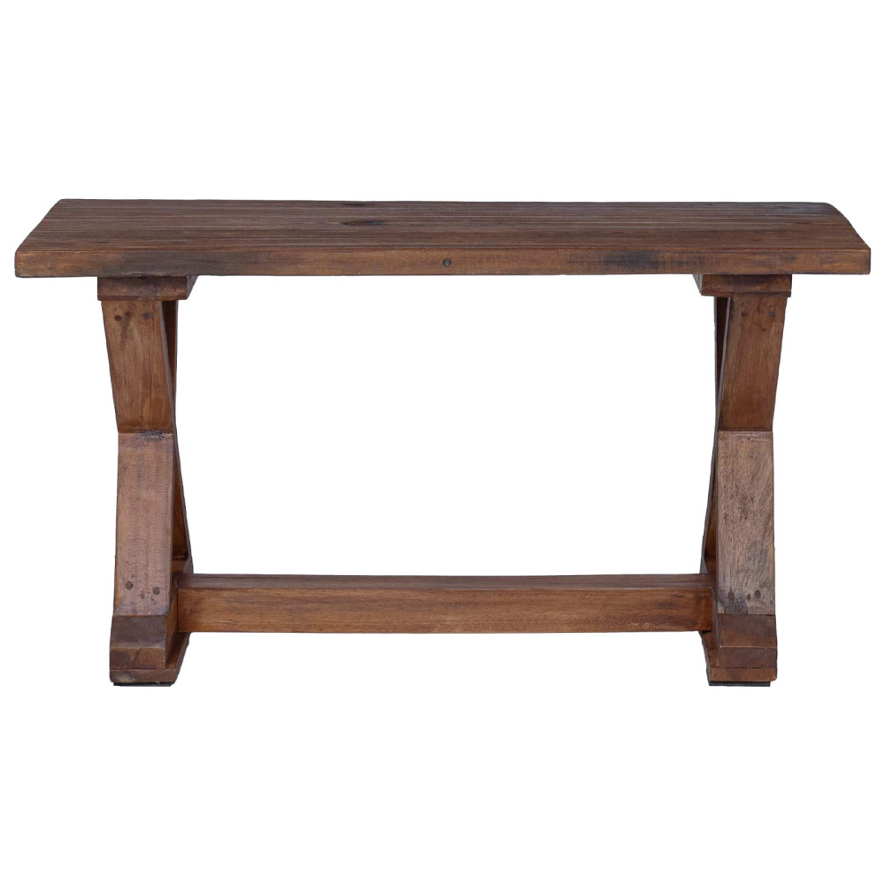 Produktbild för bänk Naturfärg 85 x 35 x 46 cm Massivt återvunnet trä