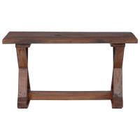 Produktbild för bänk Naturfärg 85 x 35 x 46 cm Massivt återvunnet trä