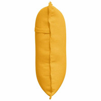 Produktbild för Ryggkudde Ljusgul 60 x 50 cm Kordread tyg