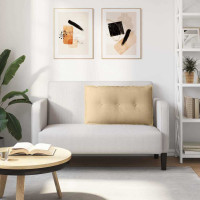 Produktbild för Ryggkudde Grågrön 80 x 50 cm Kordread tyg