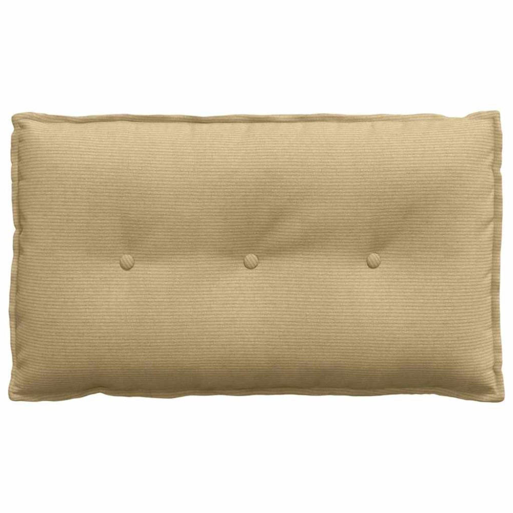 Produktbild för Ryggkudde Grågrön 80 x 50 cm Kordread tyg