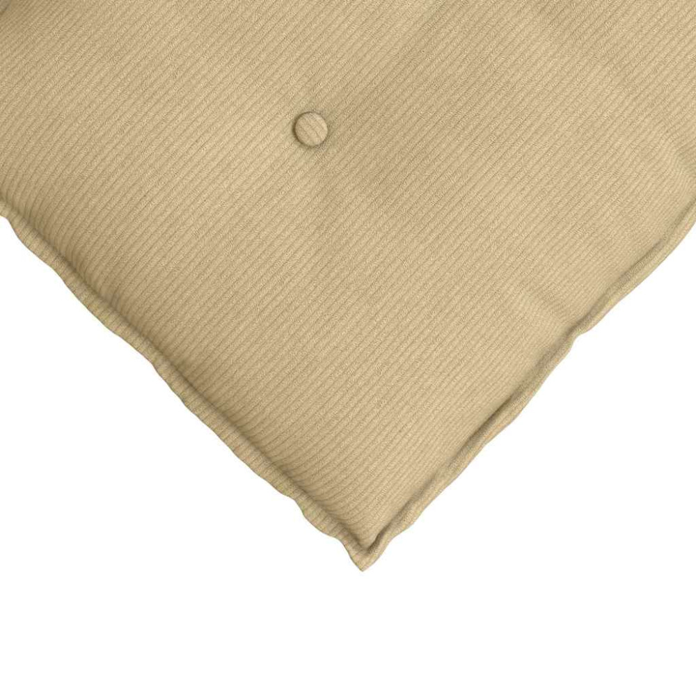 Produktbild för Ryggkudde Grågrön 80 x 50 cm Kordread tyg