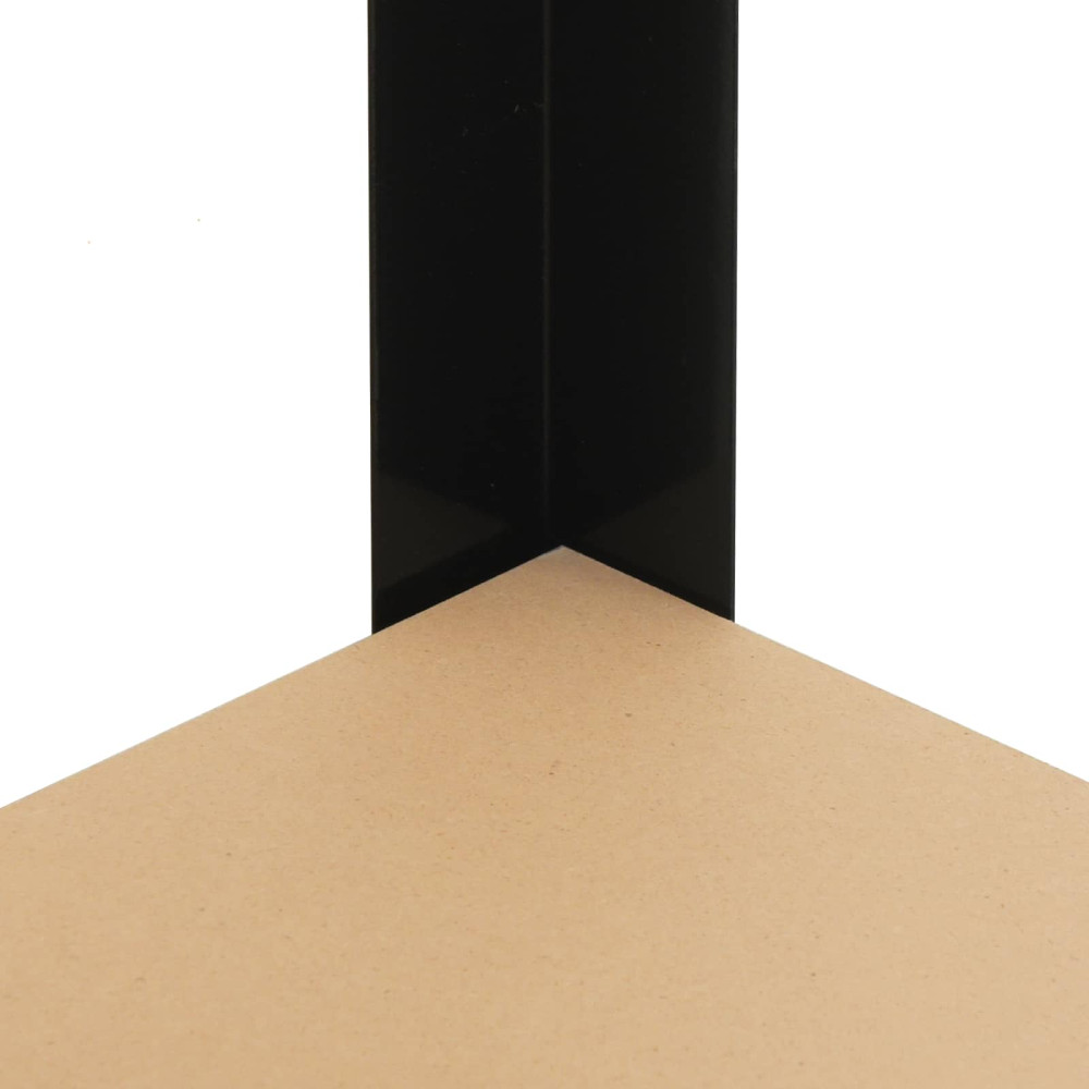 Produktbild för Arbetsbänk Svart 115 x 55 x 91 cm Konstruktions trä och metall