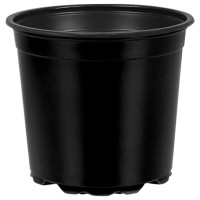 Produktbild för Blomkruka 200 pcs Svart Ø 15 x 13 cm Plast