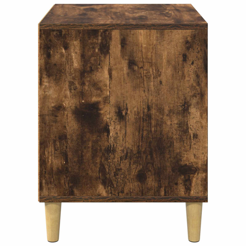 Produktbild för Katt hus Rökt ek 42,5 x 40 x 53 cm Konstruerat trä
