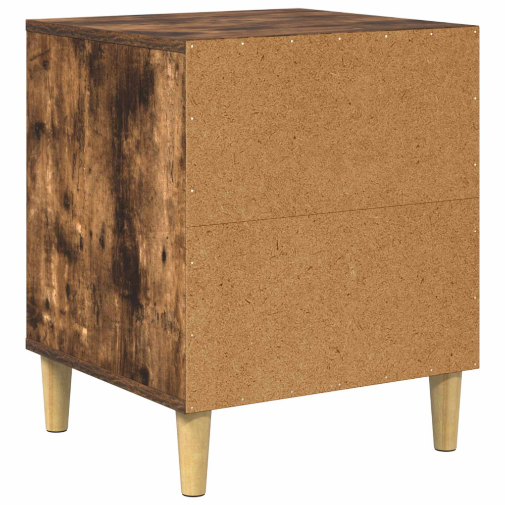 Produktbild för Katt hus Rökt ek 42,5 x 40 x 53 cm Konstruerat trä