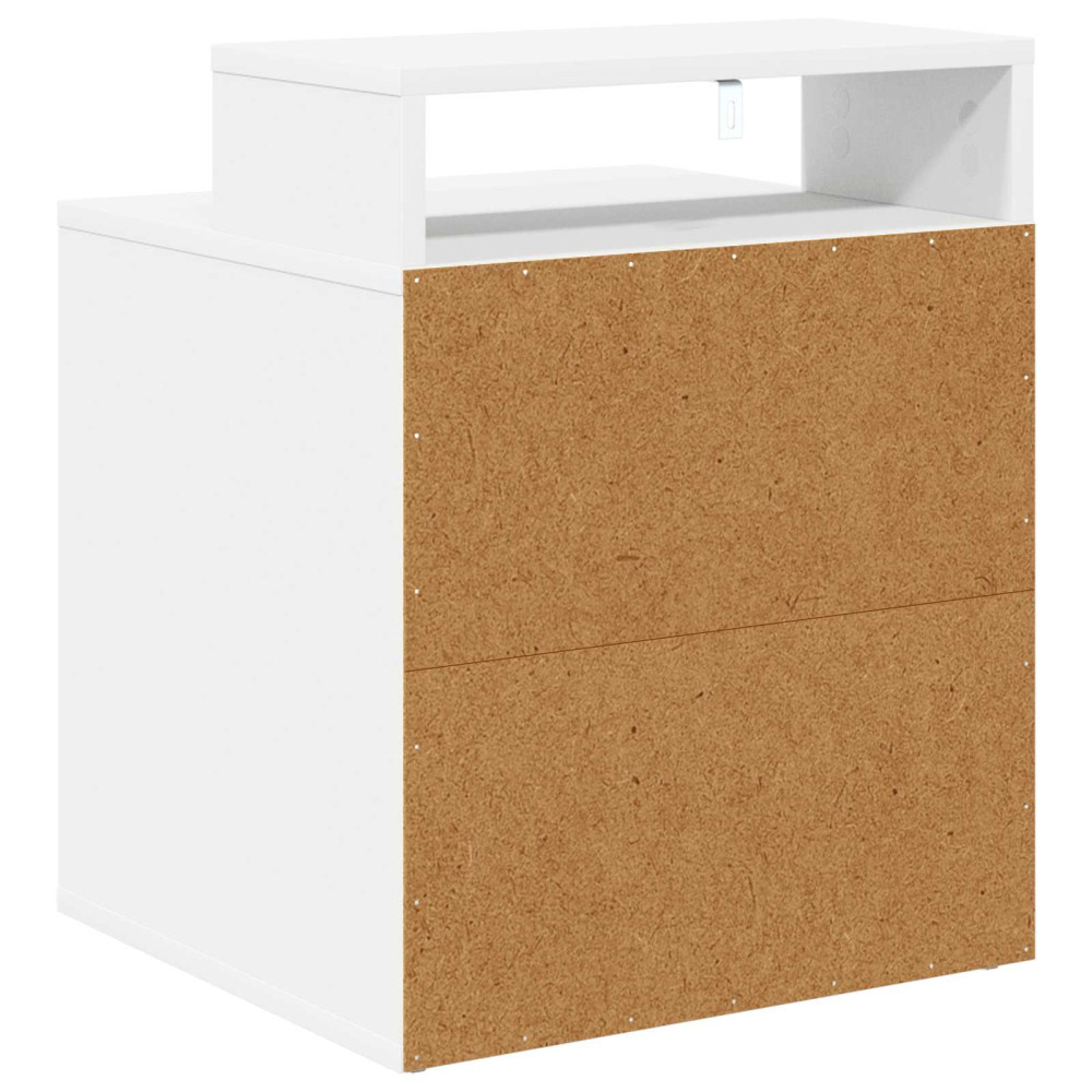 Produktbild för Katt hus Vit 42,5 x 40 x 53,5 cm Konstruerat trä