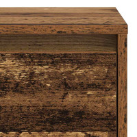 Produktbild för Nattduksbord Gammalt trä 45 x 34 x 44,5 cm Konstruerat trä