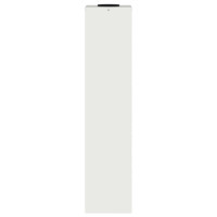 Produktbild för Solcell LED-vägbelysning 2 pcs Vit Kallvalsat stål