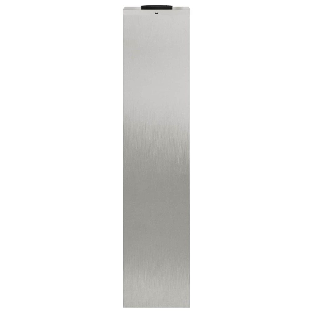 Produktbild för Solcell LED-vägbelysning 2 pcs Silver Rostfritt stål