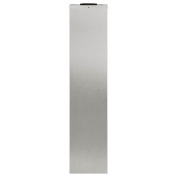 Produktbild för Solcell LED-vägbelysning 2 pcs Silver Rostfritt stål