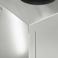 Produktbild för Solcell LED-vägbelysning 2 pcs Silver Galvaniserad