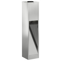 Produktbild för Solcell LED-vägbelysning 2 pcs Silver Galvaniserad