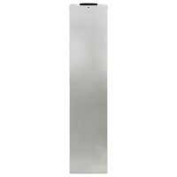 Produktbild för Solcell LED-vägbelysning 2 pcs Silver Galvaniserad