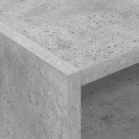 Produktbild för Skivskåp med hylla Betonggrå 78,5 x 35 x 45 cm Konstruerat trä