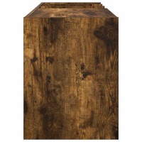Produktbild för Skivskåp med hylla Rökt ek 78,5 x 35 x 45 cm Konstruerat trä