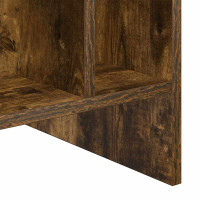 Produktbild för Skivskåp med hylla Rökt ek 78,5 x 35 x 45 cm Konstruerat trä