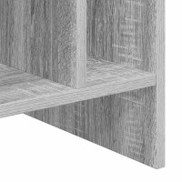 Produktbild för Skivskåp med hylla Grå Sonoma 78,5 x 35 x 45 cm Konstruerat trä