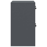 Produktbild för Arkivkåp med låda Antracit 45,5 x 42 x 74,5 cm Kallvalsat Stål