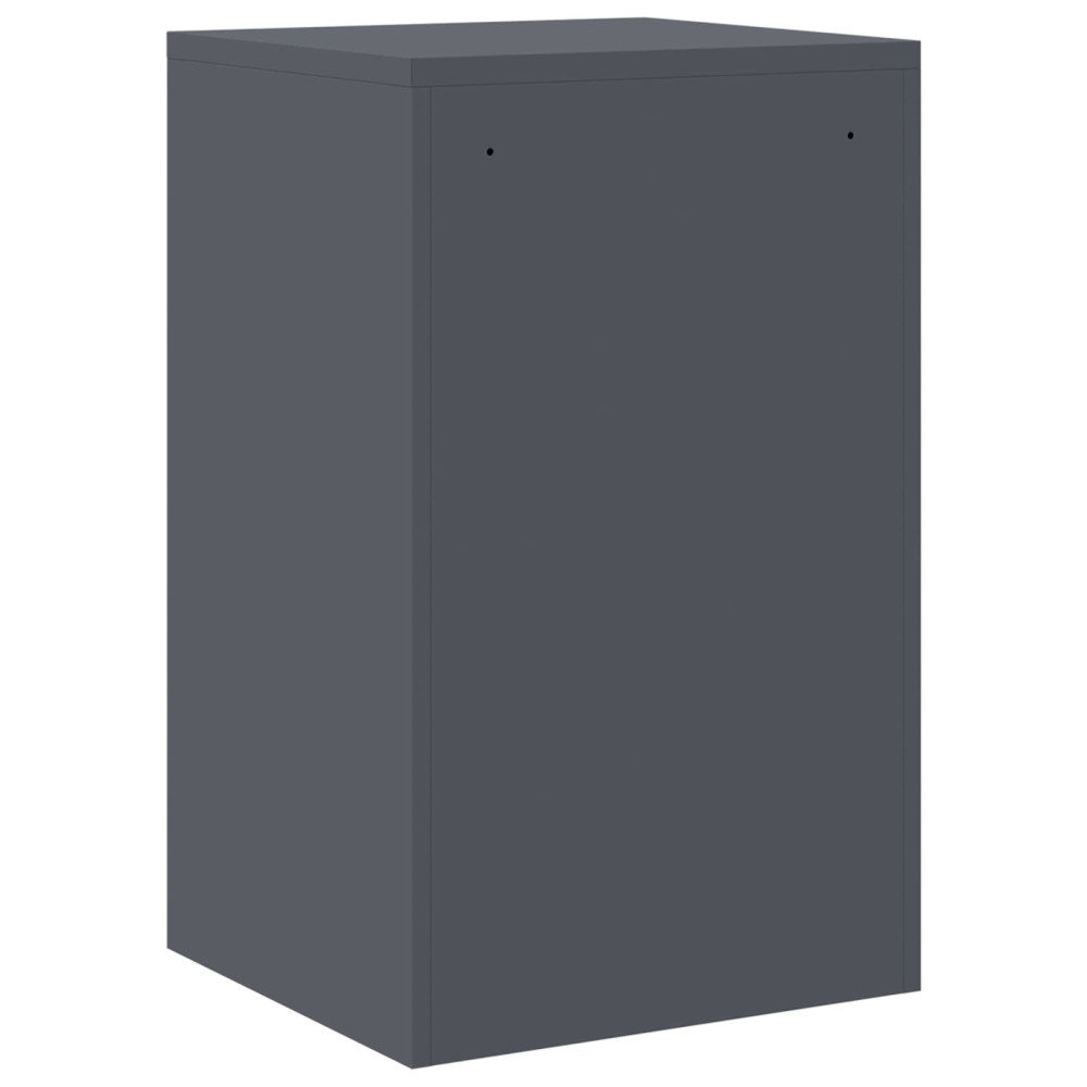 Produktbild för Arkivkåp med låda Antracit 45,5 x 42 x 74,5 cm Kallvalsat Stål