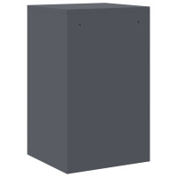 Produktbild för Arkivkåp med låda Antracit 45,5 x 42 x 74,5 cm Kallvalsat Stål