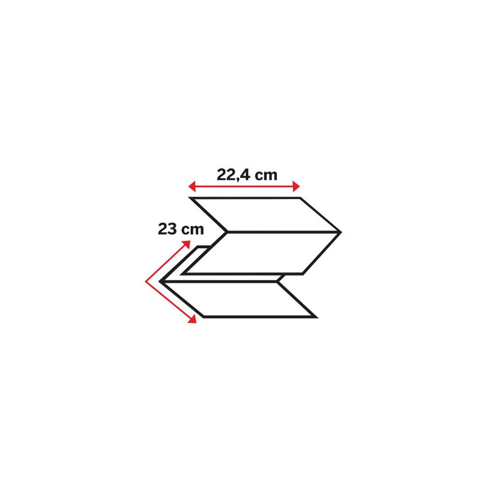 Produktbild för Handduk KATRIN Zig Zag 2 4000/fp