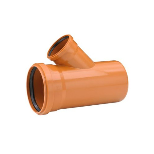 UPONOR PVC-grenrør 45°, 200/110mm