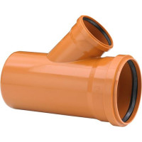 Produktbild för PVC-grenrør 45°, 200/110mm
