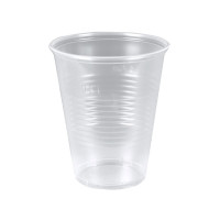 Produktbild för Plastikglas blød 30cl PP (øl) 50stk/ps (målestreg 0,3) Trans...