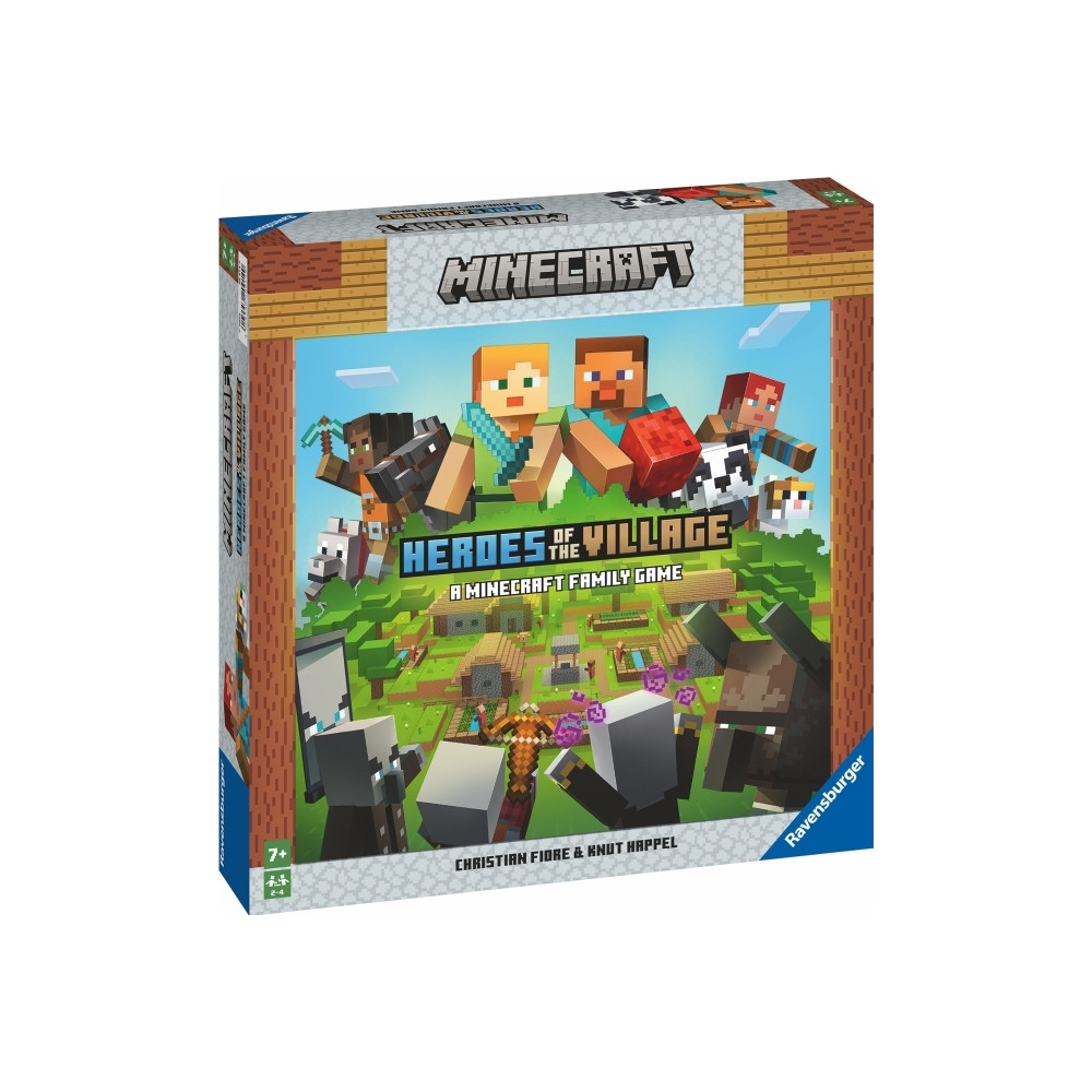 Produktbild för Ravensburger Minecraft Heroes of the Village, Brädspel, 7 År...