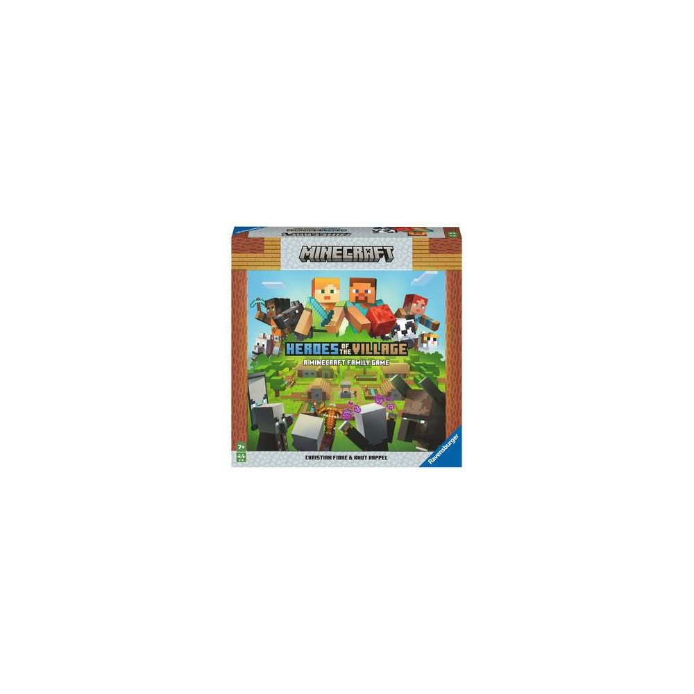 Produktbild för Ravensburger Minecraft Heroes of the Village, Brädspel, 7 År...
