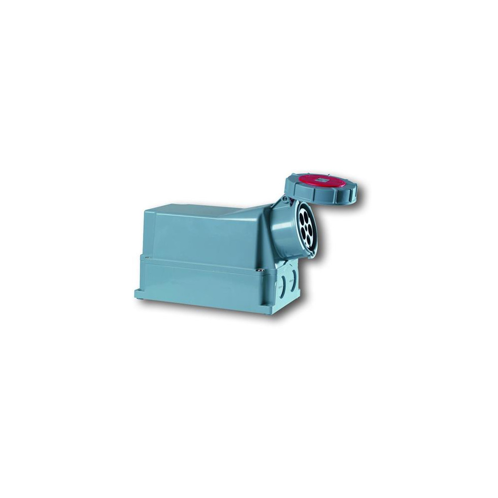 Produktbild för PCE CEE vägguttag 125A 5p