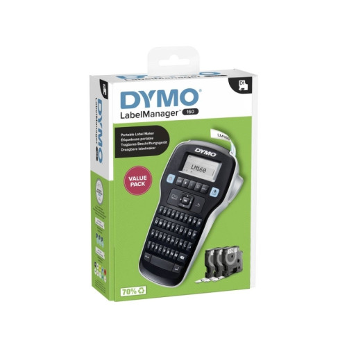 DYMO DYMO LabelManager 160 Valuepack, QWERTZ, D1, Termal transfer...