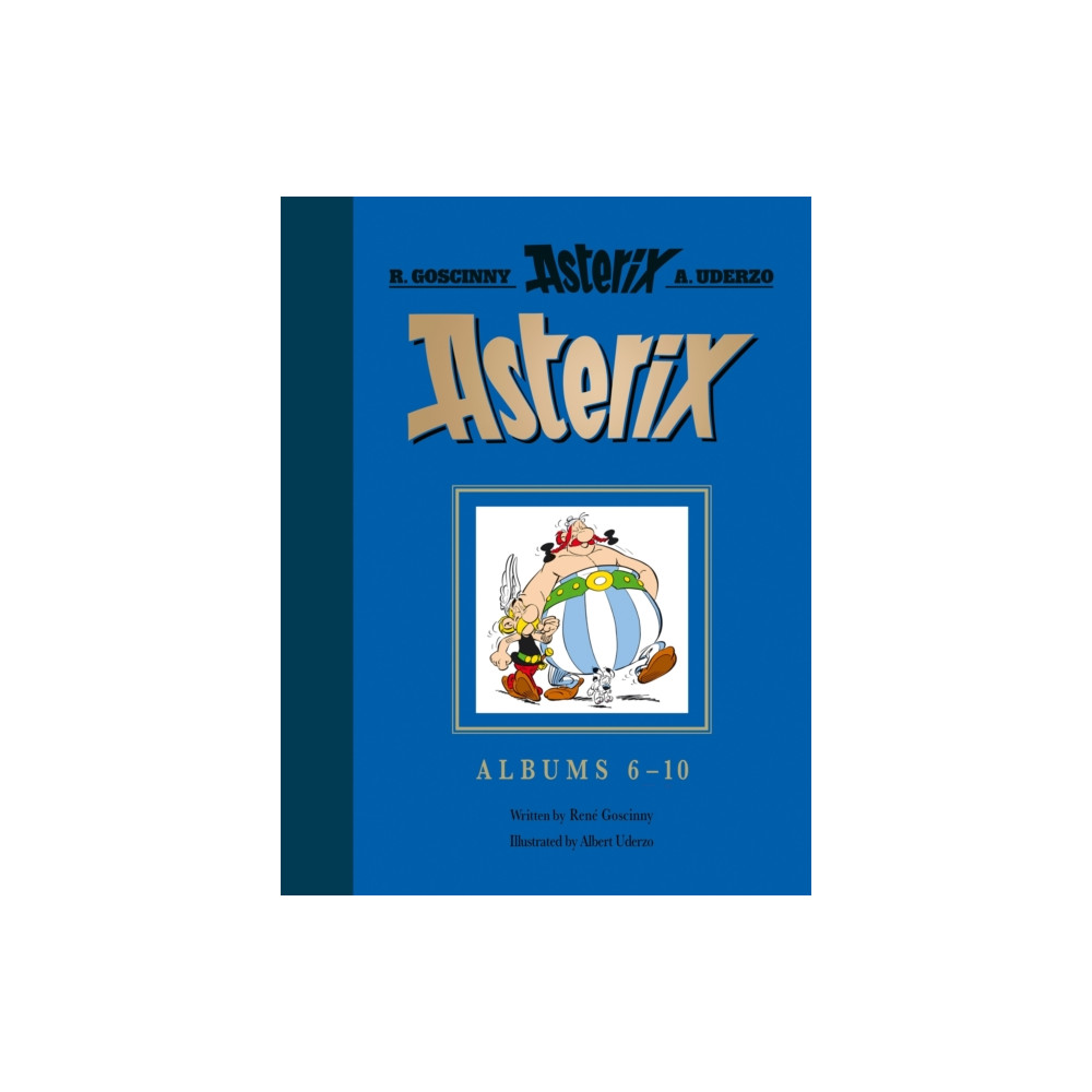 Produktbild för Asterix: Asterix Gift Edition: Albums 6-10: Asterix and Cleopatra, Asterix and the Big Fight, Asterix in Britain, Asterix and the Normans, Asterix the Legionary (inbunden, eng)