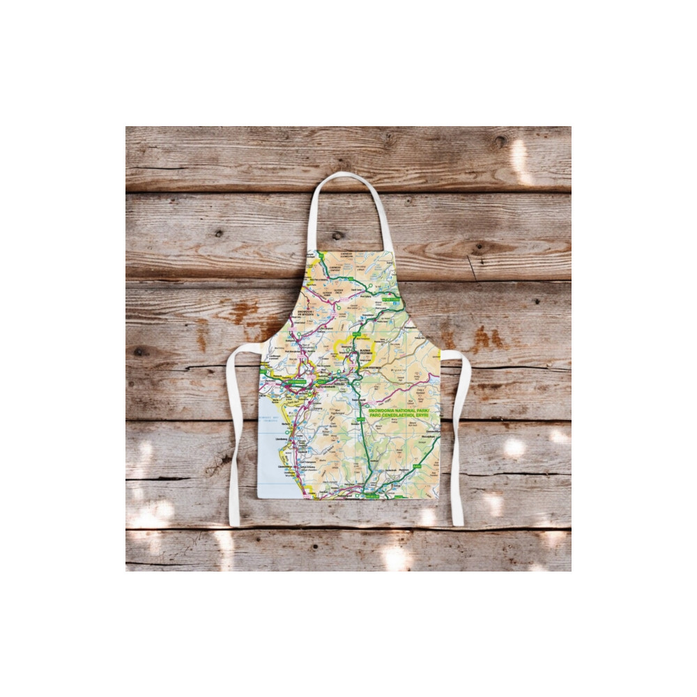 Produktbild för OS Map Kids Apron - Snowdonia National Park