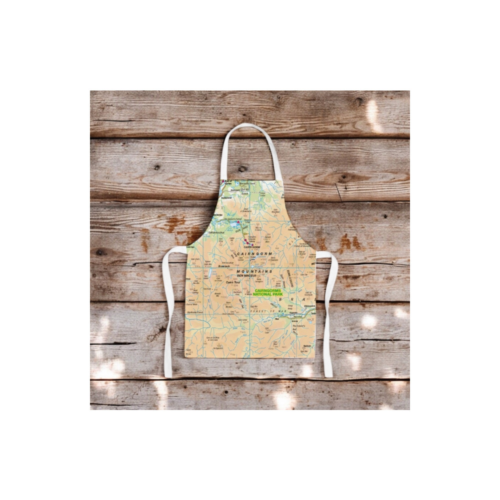 Produktbild för OS Map Kids Apron - Cairngorms National Park