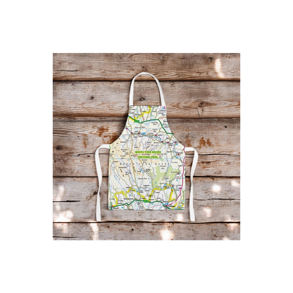 Produktbild för OS Map Kids Apron - North York Moors National Park