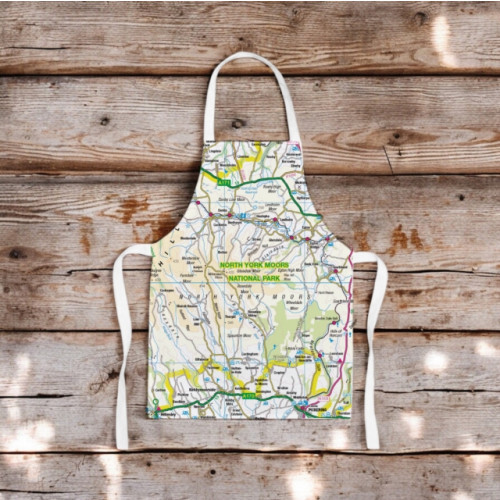 The Sugar Shed OS Map Kids Apron - North York Moors National Park