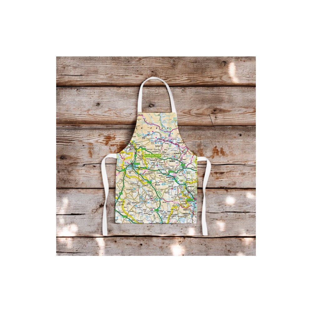 Produktbild för OS Map Kids Apron - Peak District National Park