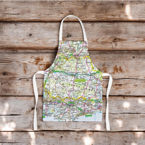The Sugar Shed OS Map Kids Apron - South Downs National Park
